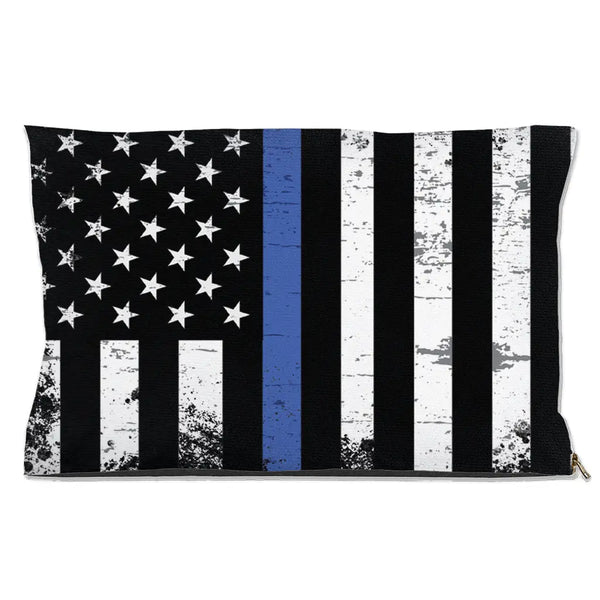 Thin Blue Line Dog Bed-0