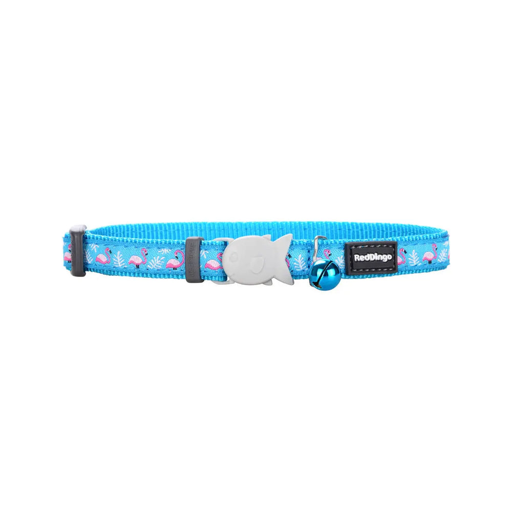Cat Collar Red Dingo Flamingo 20-32 cm Turquoise-0