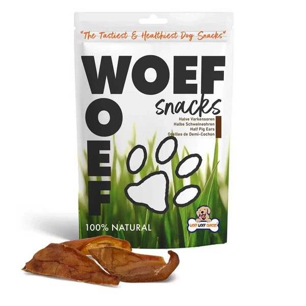 Demi-oreilles de Porc pour Chien Friandise Naturelle à Mâcher