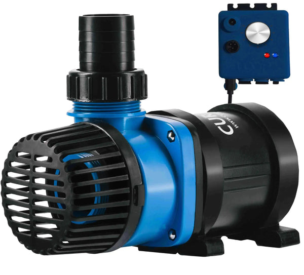 CURRENT USA eFlux DC Flow Pump with Control 3170 GPH | Loop Controllable Aquarium DC Return 635-3170 GPH | Quiet Submersible or External | Fish Tank Sump Pond Freshwater and Saltwater Marine Use Zooko