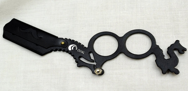 OVIAL- Black Horse Dual Ring Razor-0