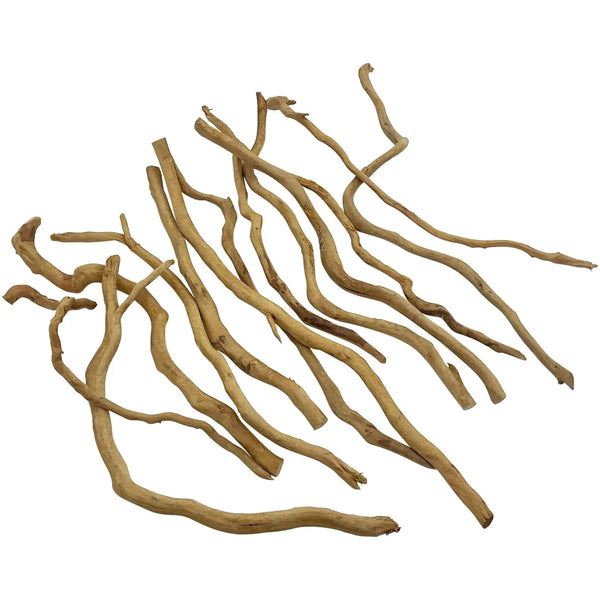 kathson Natural Driftwood for Aquarium Red Moor Driftwood Mix 12-16 Long Driftwood for Decorations 100 g Aquarium Driftwood Assorted Shapes Natural Aquarium Decor Driftwood(100 Grams) Zooko