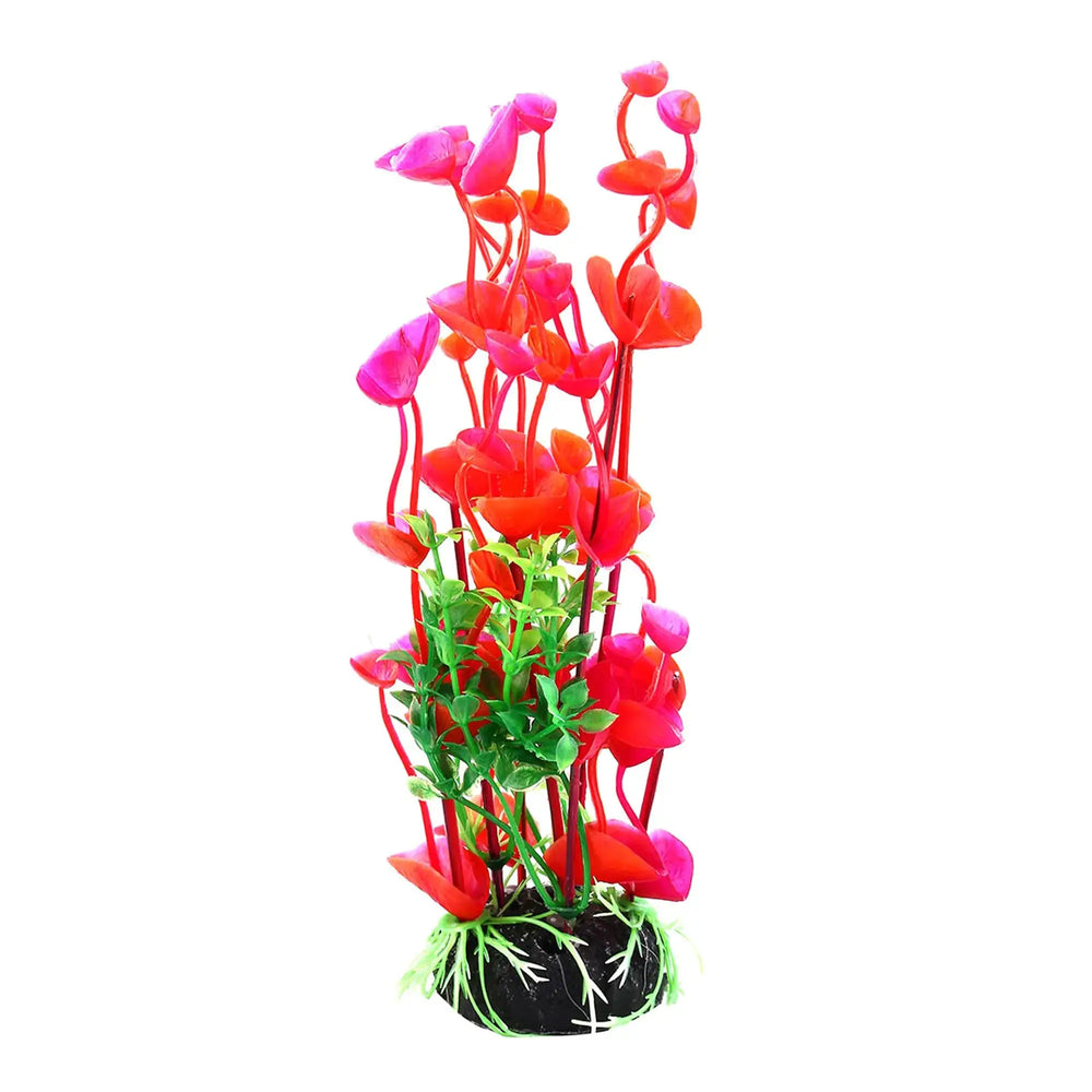 CAPASTEC Aquarium DecorationAquarium Aquascaping Artificial Plants for Aquarium Fish Tank 8Inch(Red/Green) Zooko