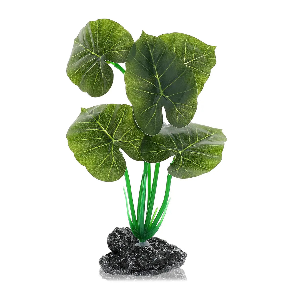 salbsever Fish Tank Accessories Betta Hammock Aquarium Decorations Artificial Plant Leaf Pad Fish Hides Decor Fish Tank Decorations with Plastic Suction Cup for Fish Zooko