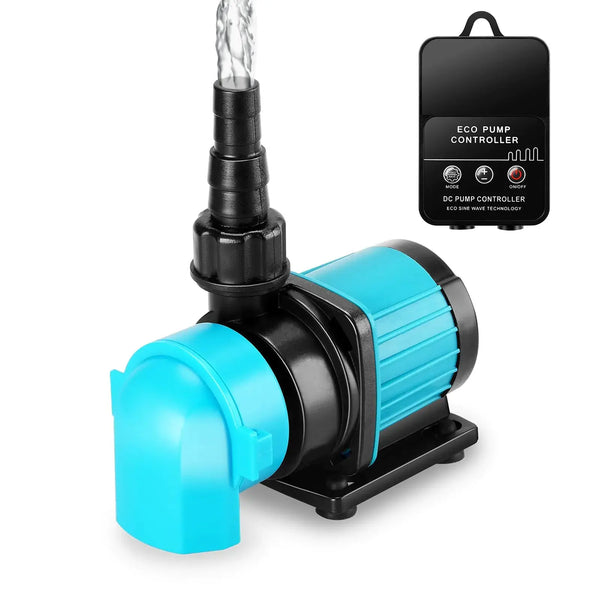 JEREPET 320GPH Mini Aquarium DC Water Pump with Controller DC24V 12W Submersible Return Pump for Fish Tankfor 20g to 50g nano desktop AquariumsFountainsSumpHydroponic Zooko