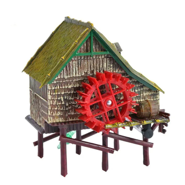 Saim Windmill Live Action Aquarium Ornaments/Air Pump Aquarium Bubble Decorations Zooko