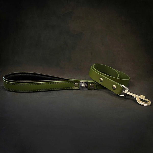 The "Eros" Green Leash 1 inch wide-0