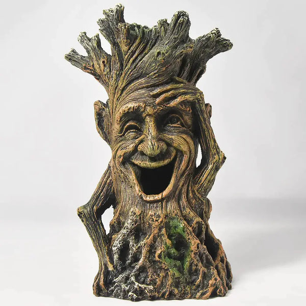 PTFJZ Fish Tank Accessories-Hollow Tree Trunk Aquarium Decorations Disney Aquarium Decorations for Betta Hideout Caves Large Aquarium Décor Thematic Ornaments Zooko