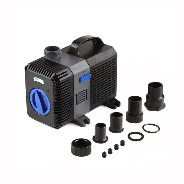 Trupow Flow Adjustable Frequency Electric Inline Garden Submersible Pond Filter Pump For Fish Tank Fountain Aquarium Waterfall Koi Salt Fresh Water (1375GPH) Zooko