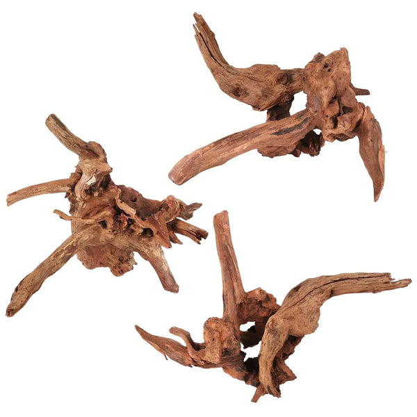 Hygger CO2 Aquarium Decor Natural Driftwood for Aquascaping Fish Tank Decorations Reptile Tank Accessories 6-10 inches 3-Pack Zooko