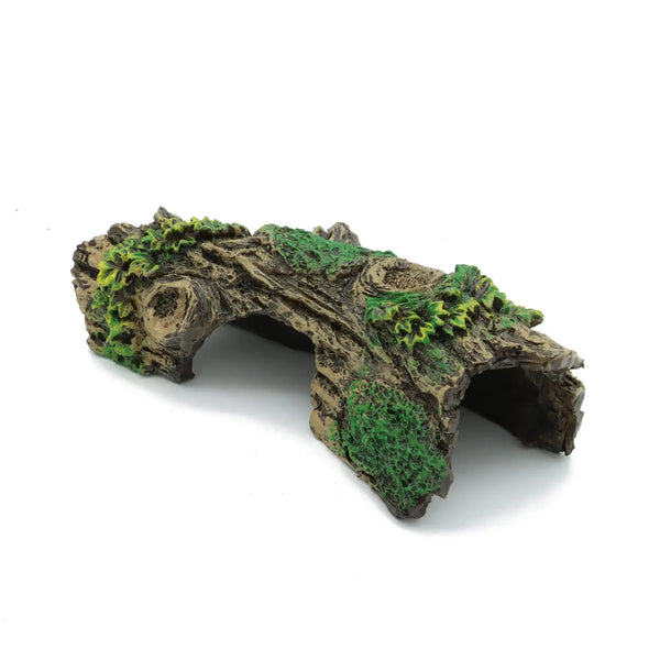 JIH Aquarium Decorations Resin Hollow Tree Trunk Ornament Bettas House Cave Wood House Decor for Fish Tank (HS-SP207) Zooko