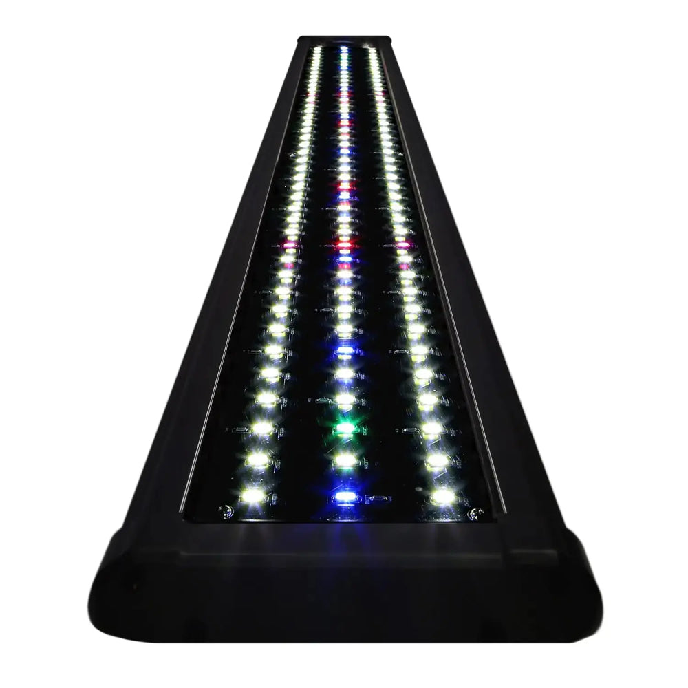 Koval 129 LED Aquarium Light Hood with Extendable Brackets 36-Inch to 43-Inch Zooko